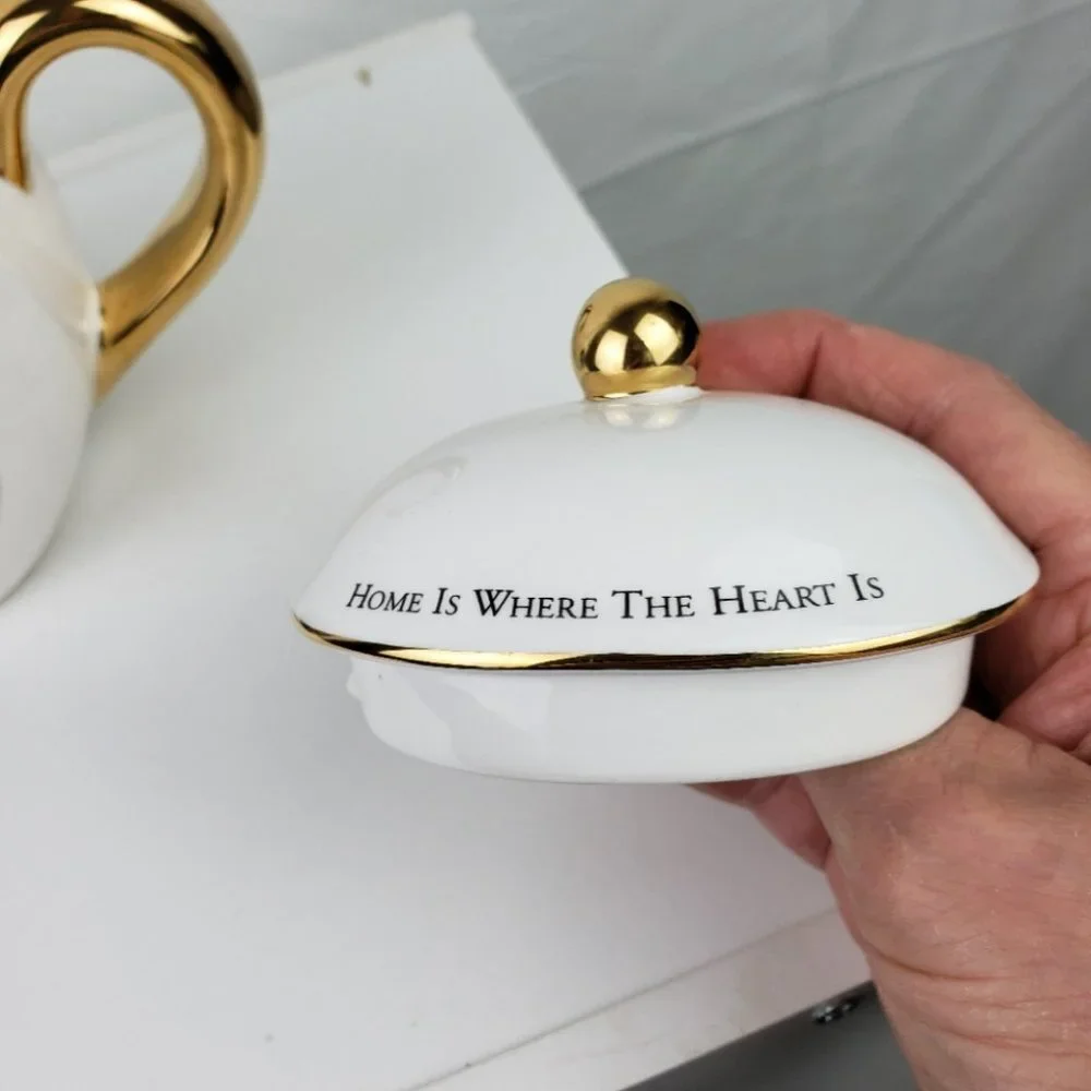 Thomas Kinkade Home is Where Heart Is Tea Pot
